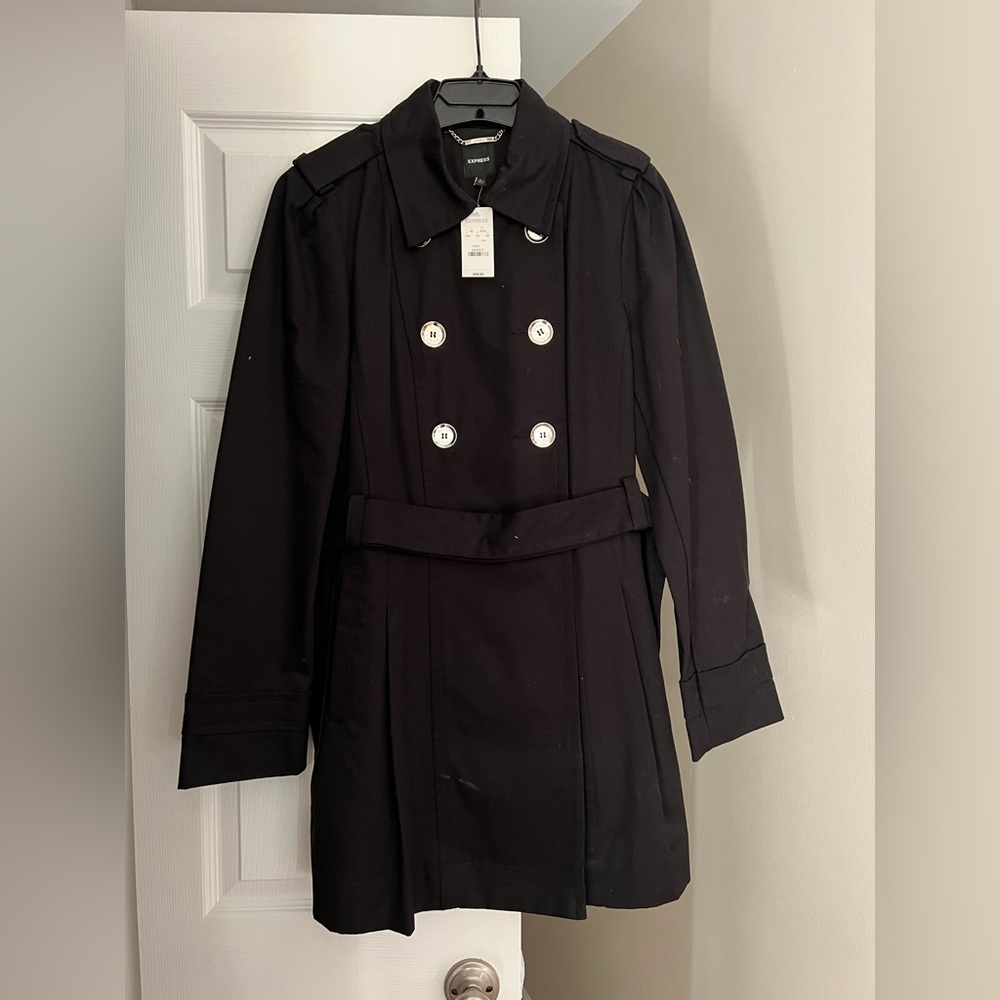 NWT Black Express coat size large